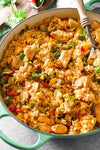 Chicken & Sausage Jambalaya with Cornmeal Butter Biscuits (May 1st)