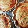 Roasted Red Pepper, Broccoli, Goat Cheese & Spinach Quiche- Available Saturday 23rd + Sunday 24th