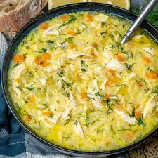 'Avgolemeno' Greek Lemon Chicken Soup