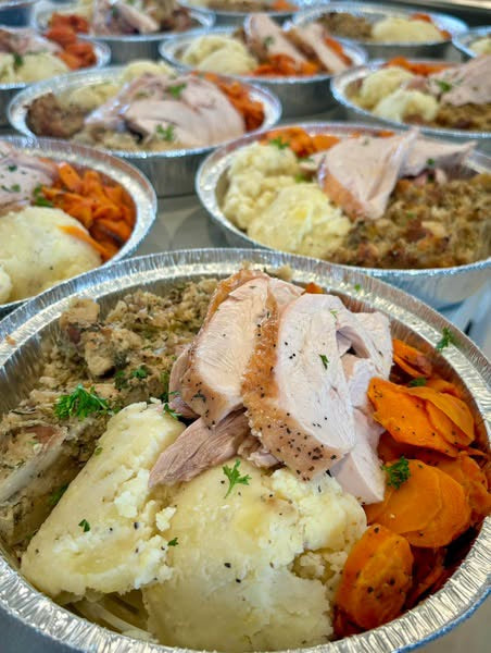 Turkey Dinner AVAILABLE Saturday October 10th, PREORDER ONLY
