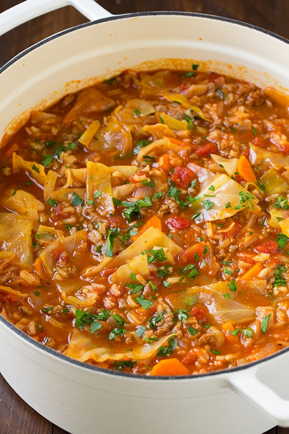 Frozen Cabbage Roll Soup