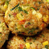 Chicken Zucchini Corn Burgers