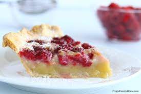 Raspberry Custard Pie